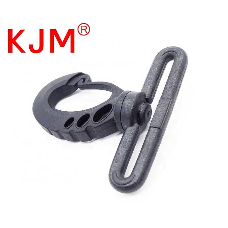 KJM Customized  Accessories Plastic Revolving Snap Hook for Bicycle  Tent Bag
