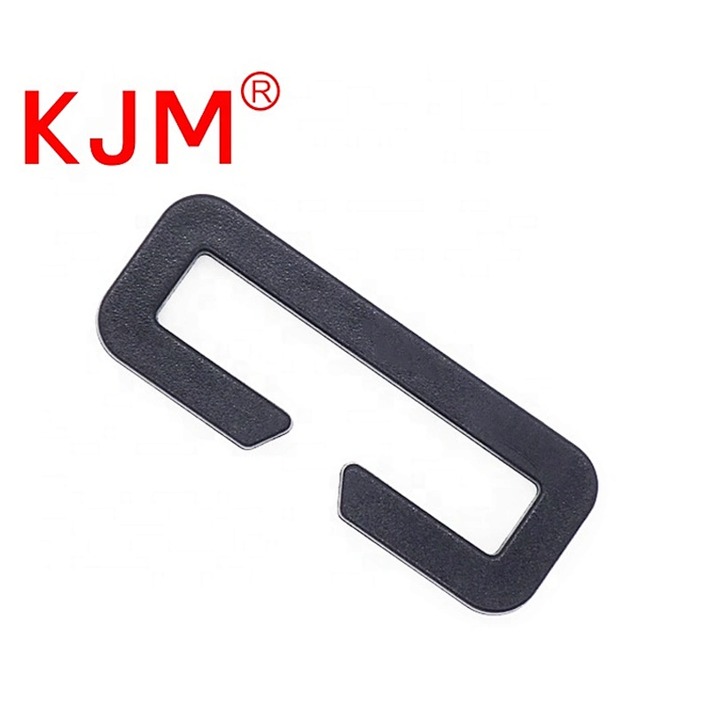 Plastic square ring loop for handbag strap