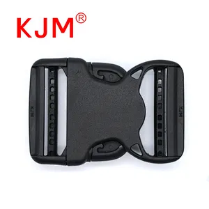 KJM Cheap Price Plastic Side Release Buckle Clasp Clip Buckle for School Bag