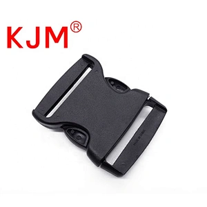 Strong plastic POM insert buckle for backpack strap with lock