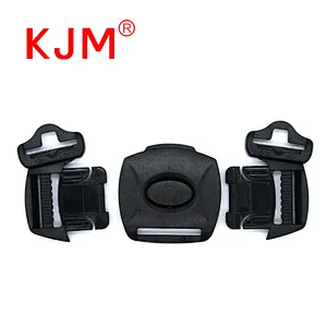KJM China Manufacture Web Strap 5 Point Plastic Harness Buckle for Baby Stroller