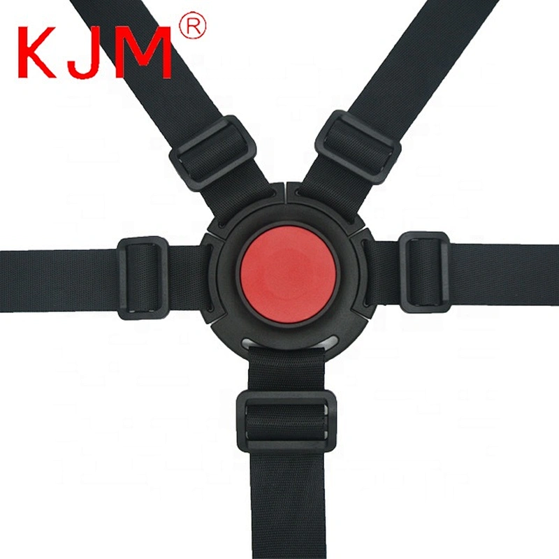 OEM ODM Accept Baby Stroller Child High Chair Seat Belt 5 Way Nylon Safety Harness