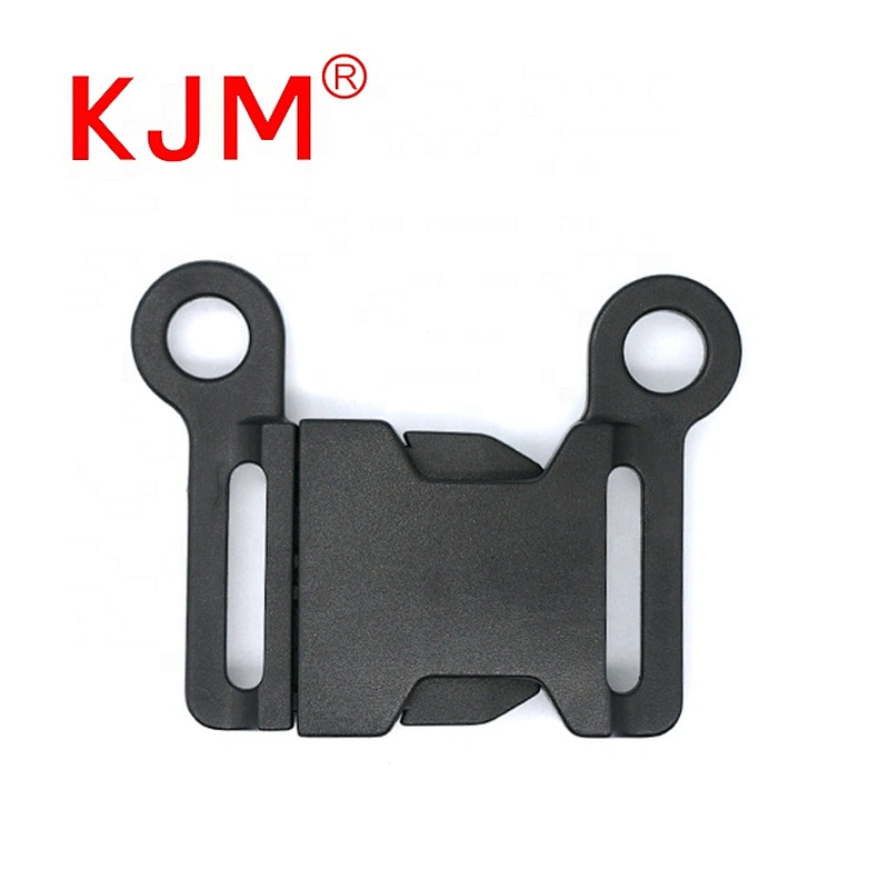 KJM Strong Pull POM Plastic 4 Point Side Release Webbing Buckle for Baby Stroller