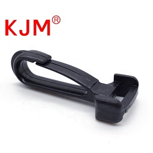 KJM Factory Price 12mm Small Plastic Swivel Snap Hook for Bike Bag Travel Backpack Baby Stroller