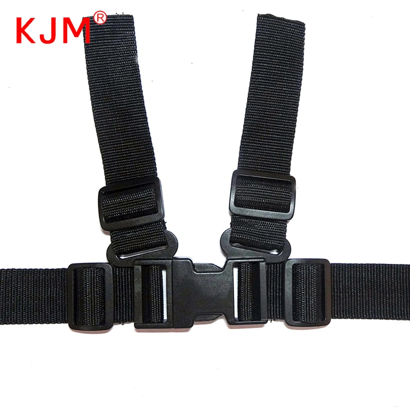 2 point safety 32mm slide buckle High Chair Pram Car polyester belts