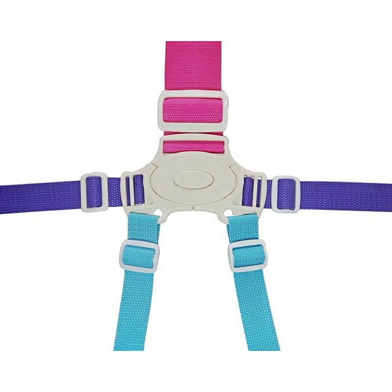Customized colorful 5 Point Quick Release Buckle of Safety Belt for Wheelchair