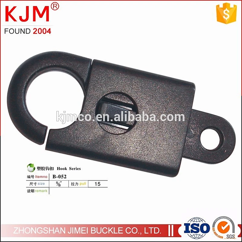 Wholesale Plastic Lock Snap Hook for Keychain Backpack Suitcase