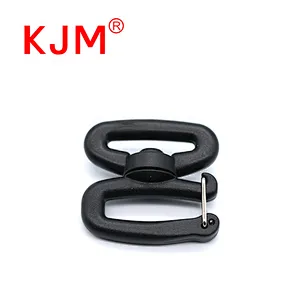 Customized 8 Shape Plastic Swivel Snap Carabiner Hook for Outdoor Backpack