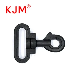 In stock plastic swivel snap hook belt clip for bag