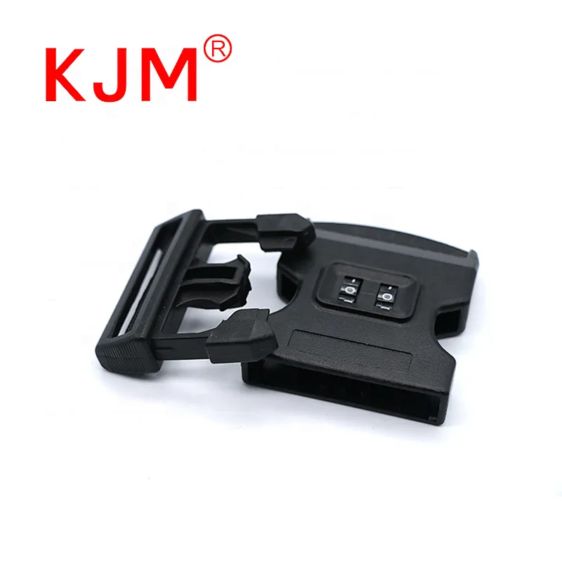 50mm OEM Plastic Side Release Password Combination Buckle for Trolley/Luggage