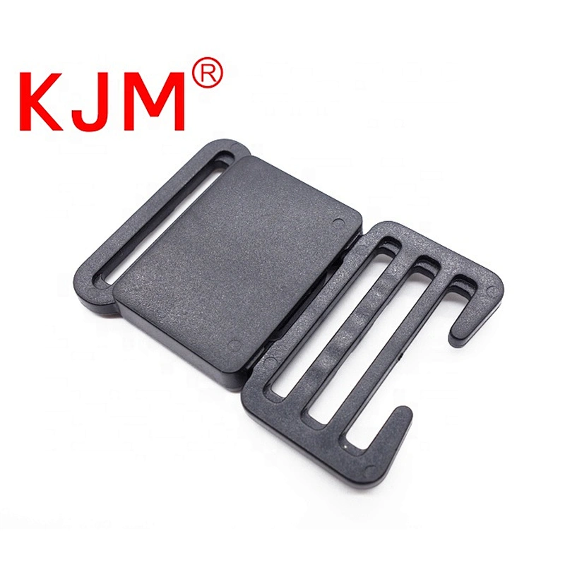 Factory plastic POM front press side release buckle for tags rope