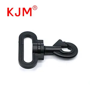 In stock plastic swivel snap hook belt clip for bag