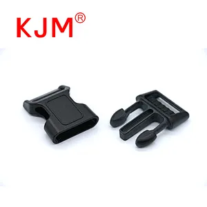 KJM Plastic Metal Dog Harness Leash Buckle Quick Release Clip For Pet Collar