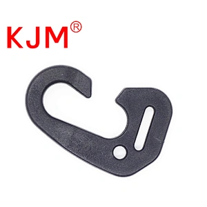 Wholesale Plastic J-shape Flat Hook for Backpack