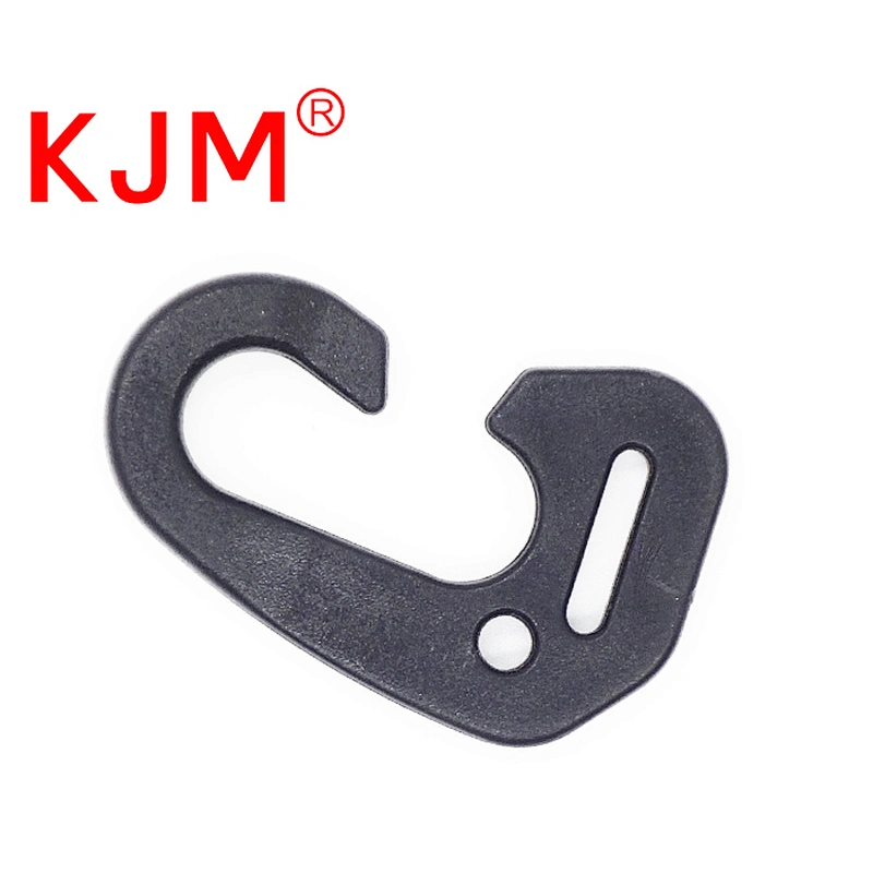 Wholesale Plastic J-shape Flat Hook for Backpack
