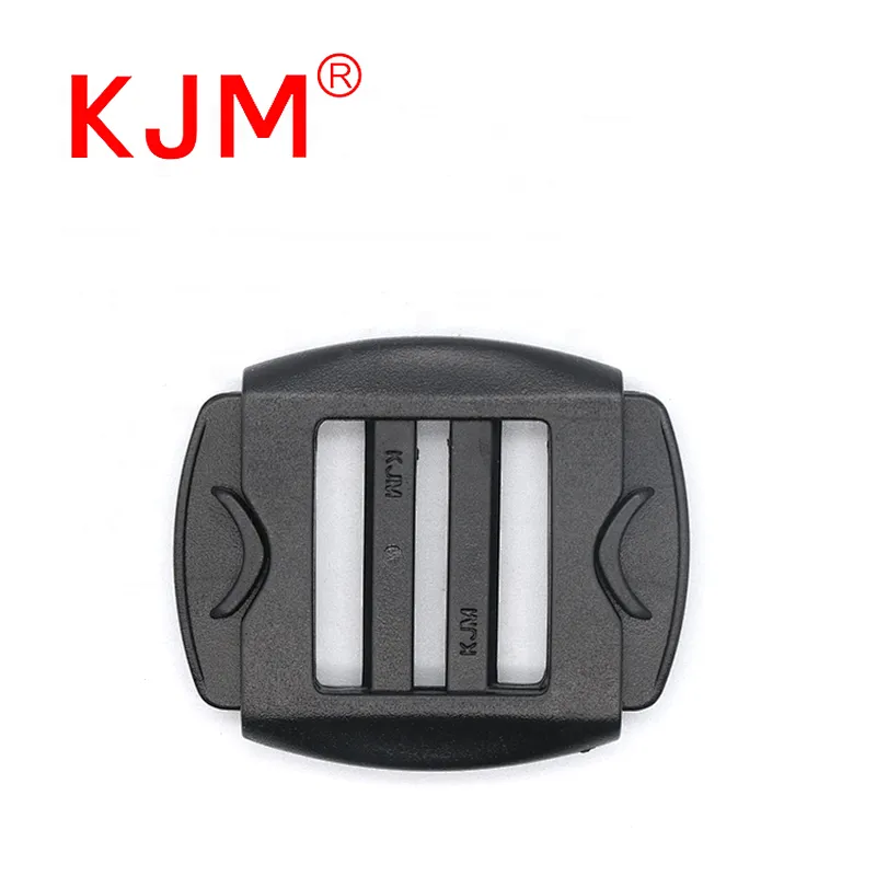 KJM Original Factory 25mm Plastic Double Regulation Strap Adjuster Ladder Lock Buckle Backrest Clip for Baby Carriage