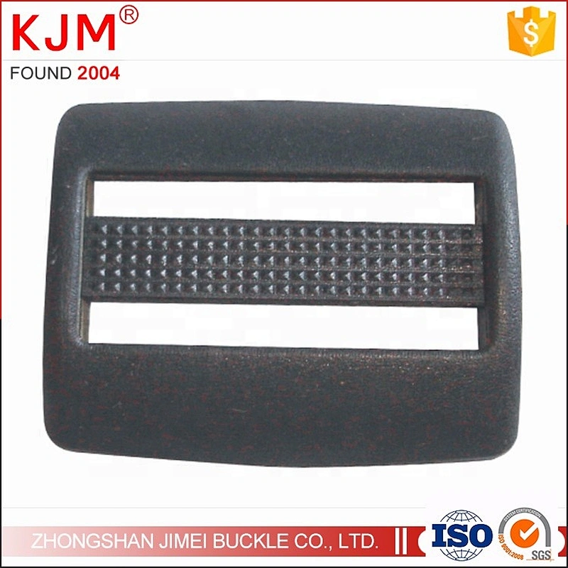 KJM Hot Sale Black Adjusted Buckle Plastic 3 Bar Slides Buckles for Webbing