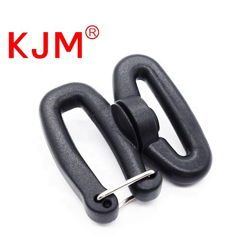 Customized 8 Shape Plastic Swivel Snap Carabiner Hook for Outdoor Backpack
