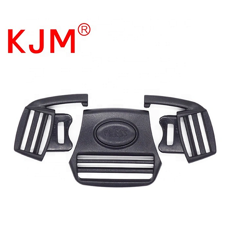 KJM Customized Logo Adjustable Harness Safety Belt Plastic Buckle for Baby Pram Stroller Chair