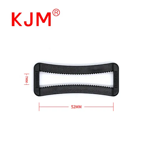 KJM Plastic Webbing Strap Loop Square Ring Rectangle Buckle for Sports Jacket