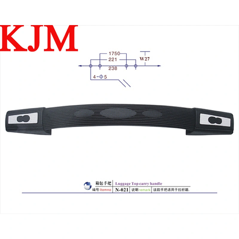 High quality POM plastic top carry handle for luggage