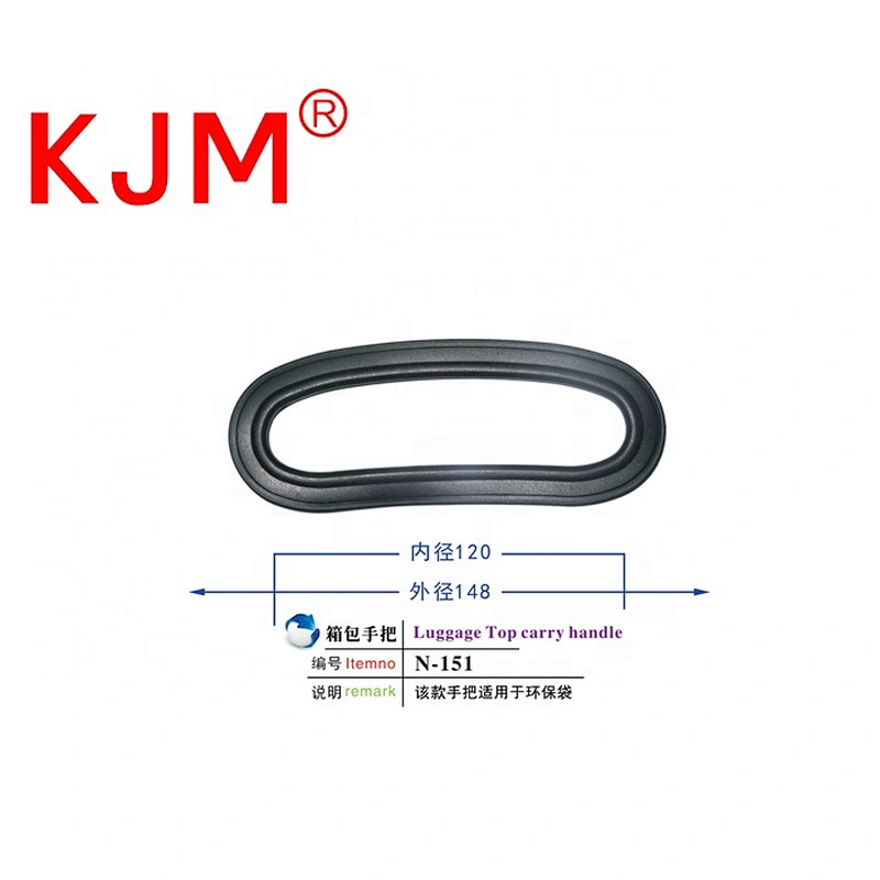 China Supply  POM Plastic Rubber Handle for Recycle Bag