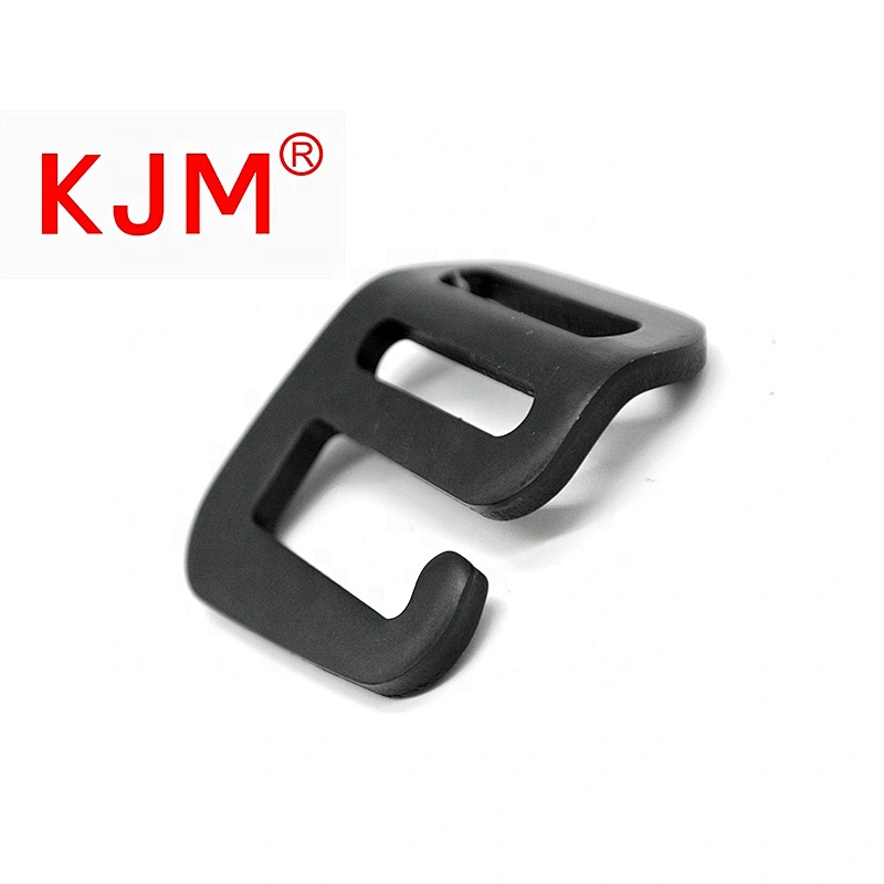 Customized Logo Backpack Accessories Webbing Black and Sliver G Hook Aluminum 20mm Buckle