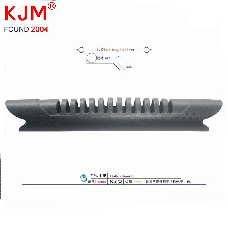 Factory wholesale non-slip durable plastic handle for hiking bag camera bag plastic bag handle
