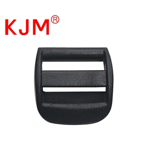 KJM factory price black adjusted buckle plastic 3 bar slides buckles for webbing
