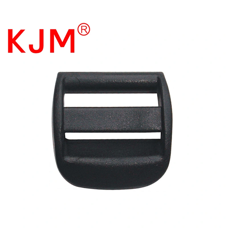 KJM factory price black adjusted buckle plastic 3 bar slides buckles for webbing