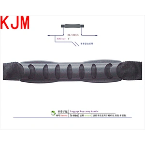 Plastic belt injection handle for camera bag backpack handbag