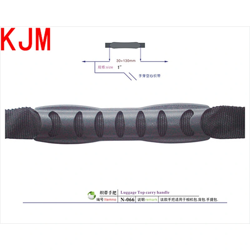 Plastic belt injection handle for camera bag backpack handbag