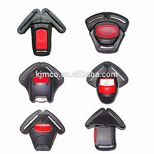 Durable POM plastic strap Belt buckle Safe Harness Strap Buckle for baby car seat