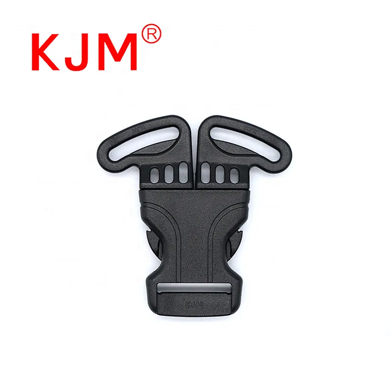 KJM  25mm 3 Point Side Release Child Bicycle Seat Safety Belt Buckle for Kid Stroller Baby Chair