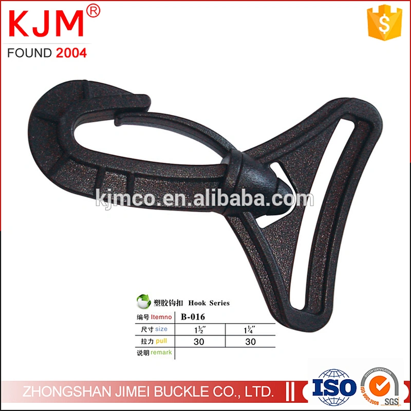 Good Plastic Snap Hook Buckle for Travel Bags Webbing
