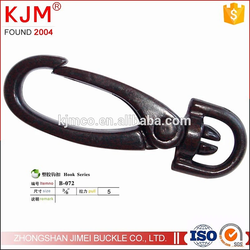 wholesale hook accessories plastic swivel hook safety harness hook for backpack