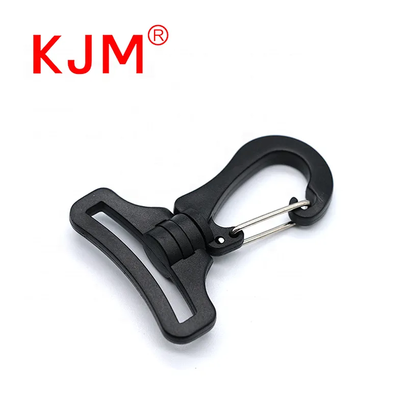 Safety plastic snap swivel hook for backpack camera bag strap