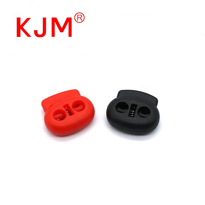Wholesale Double Hole Plastic Spring Cord Lock