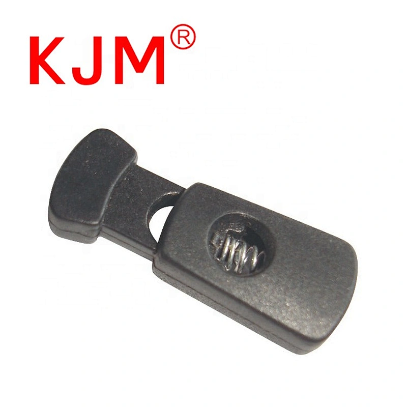 China Stock Rubber Plastic Stopper Cord Lock for Backpack