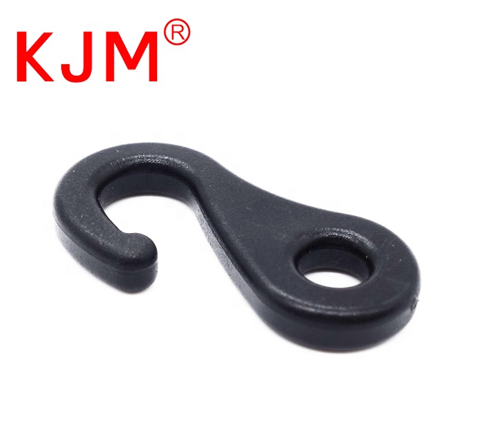 In stock black swivel durable plastic hook