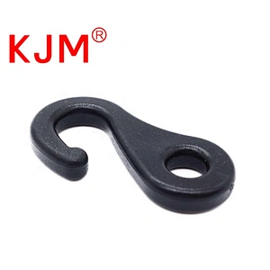 In stock black swivel durable plastic hook
