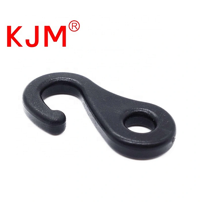 In stock black swivel durable plastic hook