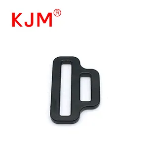 KJM Plastic Double Loop Adjuster Slide Strap Tri-glide Buckle for Backpack