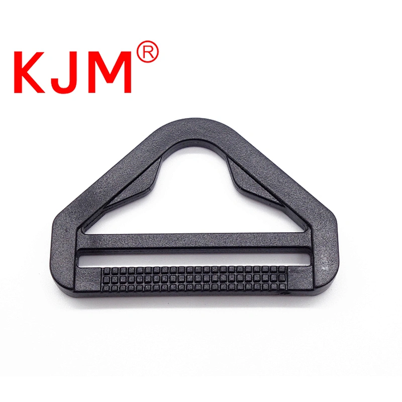 Bag backpack webbing plastic triangle ring with belt loop strap slider buckle