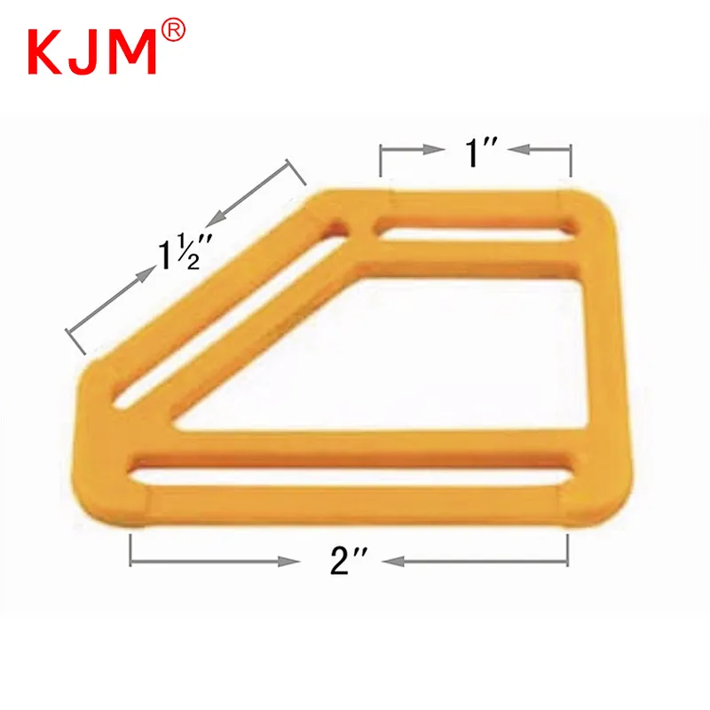 Plastic colored multi-adjustable d ring bag accessories