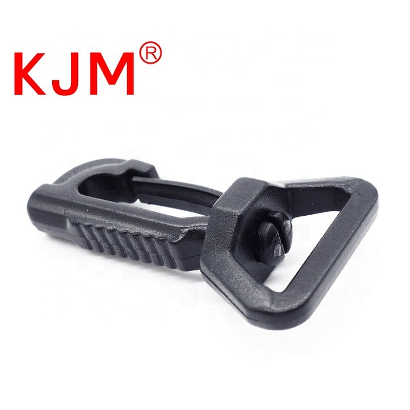 KJM Factory Price 25mm Plastic Snap Clip Swivel Hook for Backpack Bag Accessory