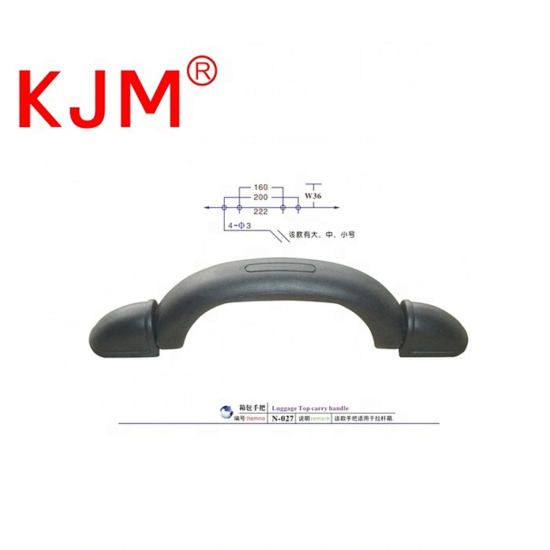 KJM Suitcase Replacement Parts Plastic Pull Handle for Luggage