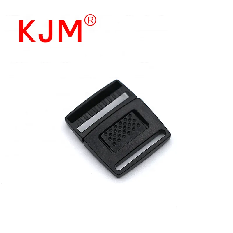 High Quality Light Black Plastic Quick Front Release Buckle for Luggage