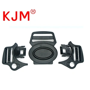 KJM Customized 5 Way Plastic Safety Belt Buckle for Baby Stroller