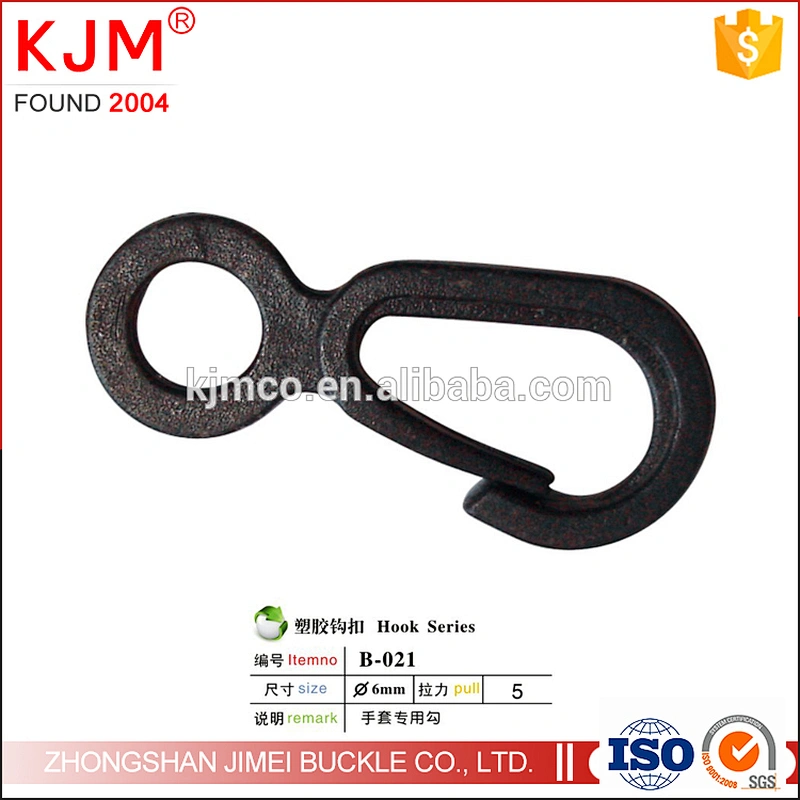 Plastic swivel snap bag hooks for backpacks